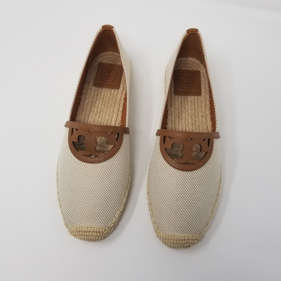Tory Burch | Sidney Espadrille Luggage Canvas - Picture 1 of 14